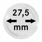 Lindner. Капсулы для монет 27,5 мм (10 шт.)