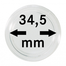 Lindner. Капсулы для монет 34,5 мм (10 шт.)