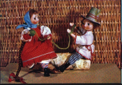 Открытка СССР 1968 г. Русский сувенир Рукам работа - сердцу праздник Спасская Манухина чис