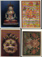 Набор открыток СССР 1972 г. Божества, боги, идолы, восток, буддизм, без обложки 16 штук - вид 8