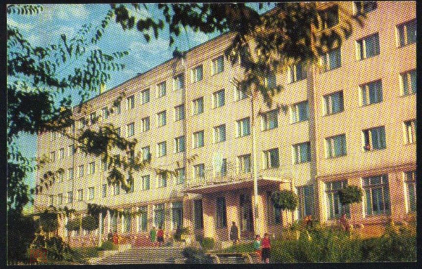 Открытка СССР 1968 г. Грозный. Гостиница Чайка фото А. Шапиро чистая