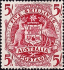 Австралия 1949 год . Герб . Каталог 0,80 €.