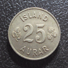Исландия 25 эйре 1962 год.
