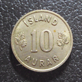 Исландия 10 эйре 1961 год.