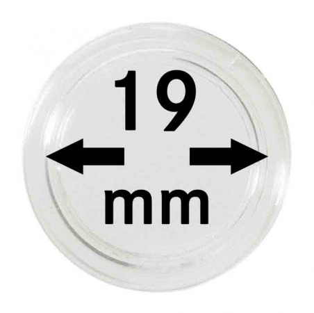 Lindner. Капсулы для монет 19,0 мм (10 шт.)