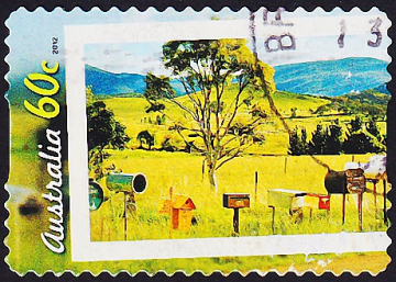 Австралия 2012 год . Сельские почтовые ящики . Каталог 1,20 €.