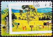 Австралия 2012 год . Сельские почтовые ящики . Каталог 1,20 €.