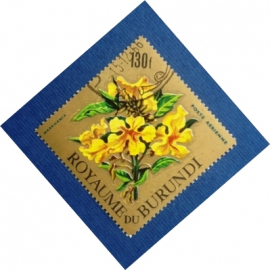 Бурунди 1966 Цветы Sc# С25 Used