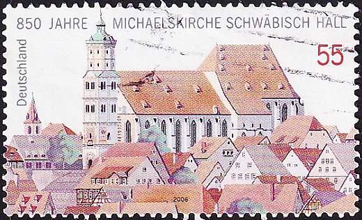 Германия 2006 год . Михайловская церковь 850 лет, Швебиш-холл . Каталог 1,60 £ 