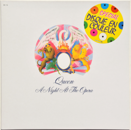 Queen "A Night At The Opera" 1975/20?? Lp White Vinyl Unofficial 