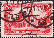 Германия , рейх . 1918 год . Главное почтовое отделение, Берлин , 1 м . Каталог 150 € . (4)