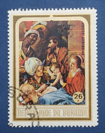 Бурунди 1968 Поклонение волхвам Хуан Баутиста Майно Sc# С96 Used