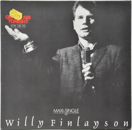 Willy Finlayson "On The Air Tonight" 1984 Maxi Single  