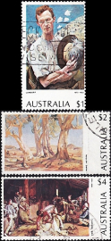 Австралия 1974 год . Живопись , полная серия . Каталог 3,0 € (2)