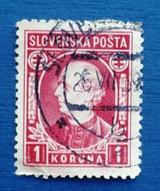 Словакия 1939 Андрей Глинка священник политик Sc# 31 Used