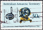 ААТ 1984 год . 75 лет экспедиции на Южный магнитный полюс . Каталог 0,50 € (1)