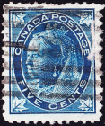 Канада 1897 год . Queen Victoria 5 с . Каталог 3,0 £. (2)