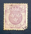 Швеция  1910 Герб Корона Sc# 69 Used