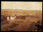 Открытка СССР 1973 г. Рубо Ф.А. Панорама Бородинская битва. 2 Фрагмент живопись чистая К004-1