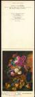 Открытка СССР 1979 г. Картина Цветы в вазе худ. Мико двойная, чистая К004-3