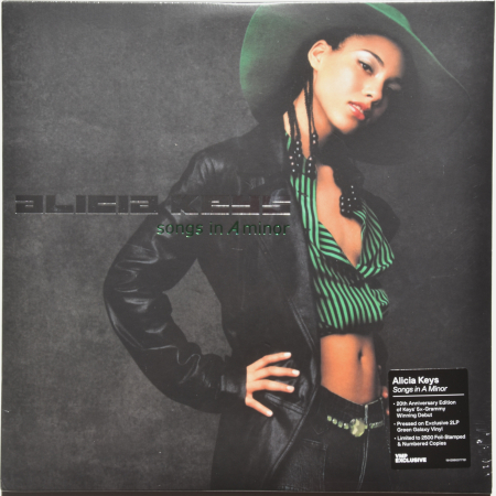 Alicia Keys "Songs In A Minor" 2001/2021 2Lp Limited Edition Numbered Green Vinyl SEALED 