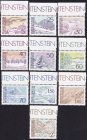 Лихтенштейн 1973 год . Пейзажи , полная серия . Каталог 18,0 €.