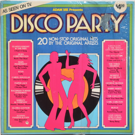 Various "Disco Party" (Styx Van McCoy Rufus Gladys Knight Barry White) 1975 Lp  