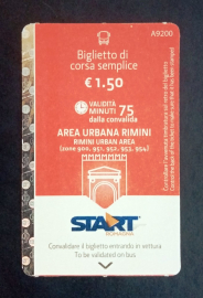 Билет автобус троллейбус Италия Римини 2019