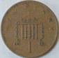 Великобритания, 1 пенни 1971 год, новый пенни; _214_ - вид 1
