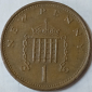 Великобритания, 1 пенни 1976 год, новый пенни; _214_ - вид 1