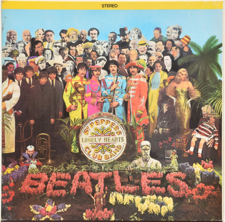The Beatles "Sgt. Pepper's Lonely Hearts Club Band" 1967/1978 Lp Gray/Pink Marble Vinyl Lim. Ed.  