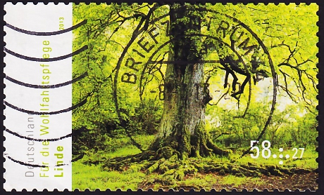 Германия 2013 год . Липовое дерево . Каталог 4,50 £ (3)