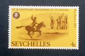 Сейшелы 1976 Пони-экспресс почтовая служба Sc# 373 MNH