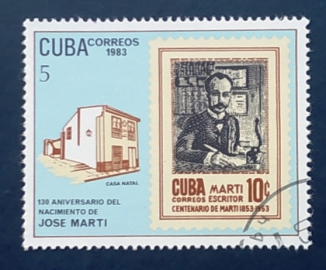 Куба 1983 Хосе Марти  Sc# 2566 Used