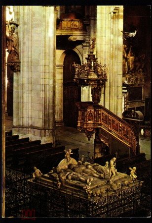 Открытка Прага 1970-е Краловский мавзолей поздний ренессанс живопись, чистая К005-3