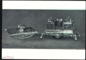 Открытка СССР 1957 Письменный набор. Серебро. Художественные изделия Вьетнама СХ чистая К005-5