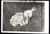 Фото самиздат Спящая молодая женщина. Гравюра. Сомов К. А. чистая К005-3