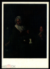 Открытка СССР 1973 г. Картина Старуха, расчесывающая собаку Неизвестный художник Голландия К005-4