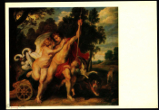 Открытка СССР 1978 г. Картина Венера и Адонис 1614 г худ. Питер Пауль Рубенс чистая К005-3