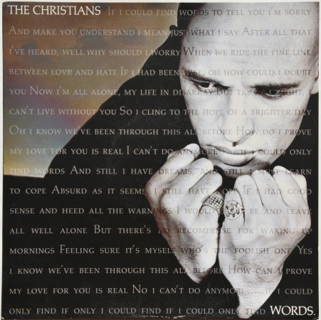 The Christians "Words" 1989 Maxi Single U.K. 