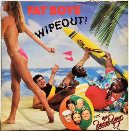 Fat Boys And The Beach Boys "Wipeout" 1987 Maxi Single U.K. 