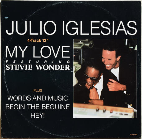 Julio Iglesias & Stevie Wonder "My Love" 1988 Maxi Single U.K.  