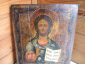 старинная икона Господь Вседержитель Спаситель Иисус Христос 19 век. религия церковь - вид 1
