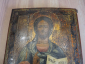 старинная икона Господь Вседержитель Спаситель Иисус Христос 19 век. религия церковь - вид 4