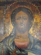 старинная икона Господь Вседержитель Спаситель Иисус Христос 19 век. религия церковь - вид 5
