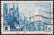 Франция 1936 год . Международный митинг за мир в Париже . Каталог 5,0 £ . (2)