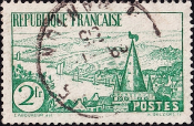 Франция 1935 год . Река Бретон . Каталог 1,10 £ . 