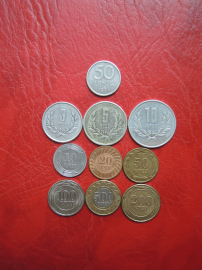 армянские монеты 10 шт Армения Ереван 3, 5, 10, 20, 50, 100, 200, 500  драм 50 лум