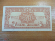 Австрия 50 грошен 1944 подклеена