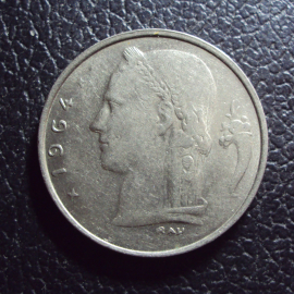 Бельгия 1 франк 1964 год belgique.